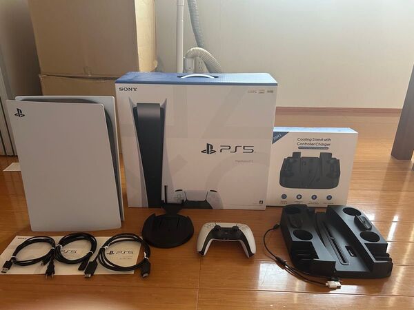 美品 プレイステーション5 海外限定冷却スタンド付き