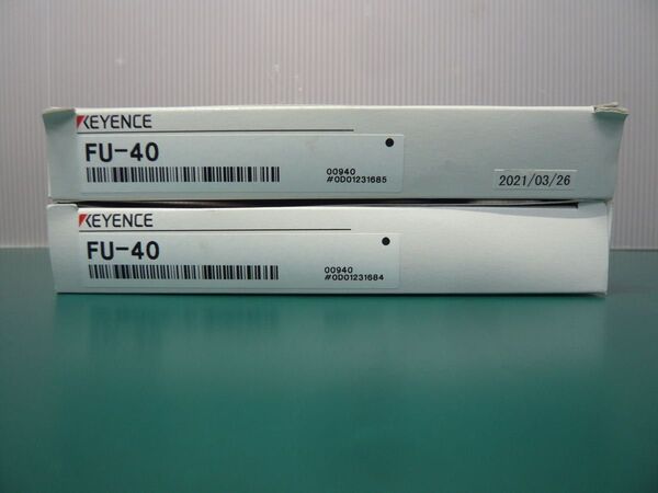 KEYENCE キーエンス ファイバーユニット 反射型 FU-40 2個セット