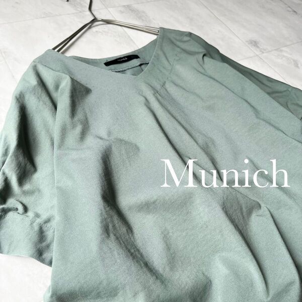 Munich heavy dry jersey Vネックプルオーバー
