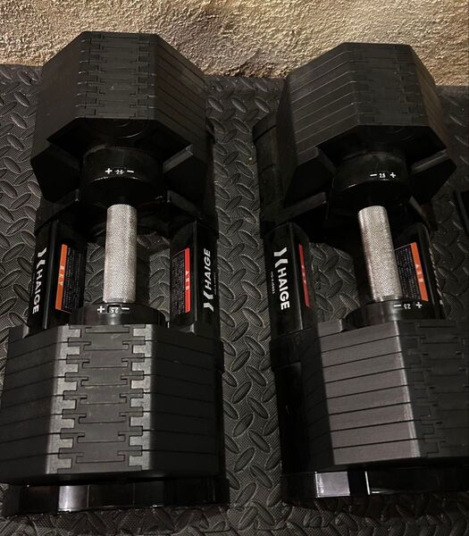可変式ダンベル 筋トレ ハイガー 40kg 2個セット