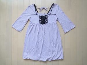 CECIL McBEE Cecil McBee!USED. minute sleeve ba Rune tunic 