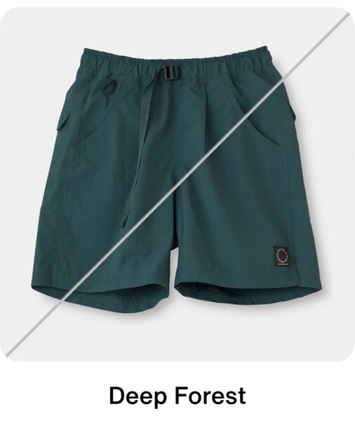 5-Pocket Long Shorts 山と道 フォレストグリーンM