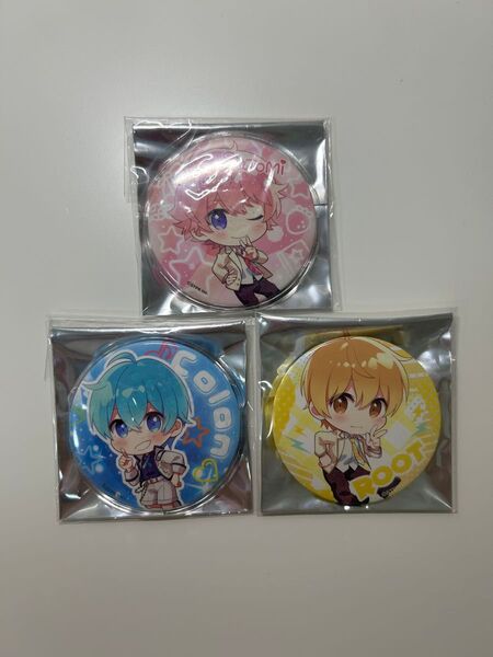 すとぷり さとみ ころん るぅと 缶バッジ 3個セット