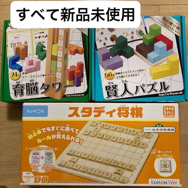知育玩具 KUMON スタディ将棋 くもん出版 公文 くもん 木製 育脳タワー 賢人パズル エドインター E d.Inter