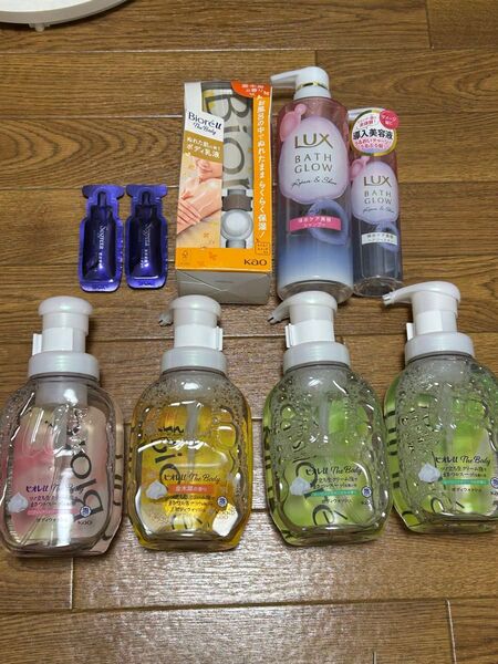 【新品未使用】ビオレu ザボディ4本、乳液、LUXバスグロウ、ヘアブースター