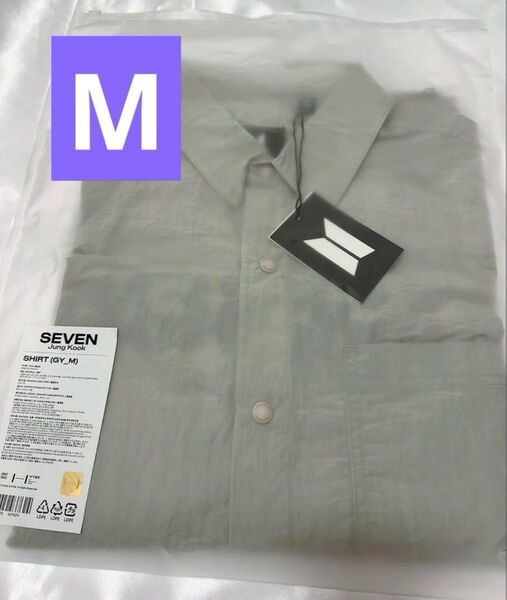 新品未使用 BTS JUNGKOOK ジョングク 公式 SEVEN シャツ M