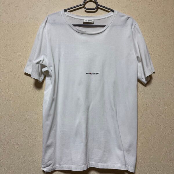 Mサイズ サンローラン パリ ロゴ 定番Tシャツ YSL