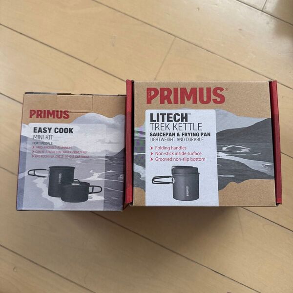 プリムス PRIMUS イージークック・ミニキット ライテックトレックケトル&パン クッカー P-CK-K101 P-731722