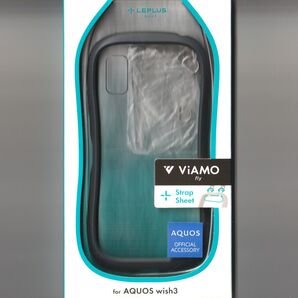 AQUOS wish3 耐衝撃 ケース ViAMO ダークグレー
