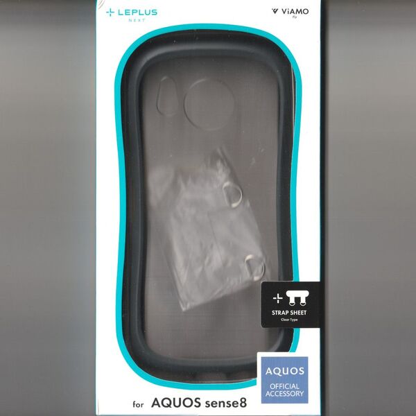 AQUOS sense8 耐衝撃 ケース ViAMO ダークグレー