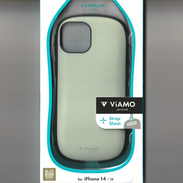 iPhone 14 耐衝撃 ケース ViAMO personal グリーン