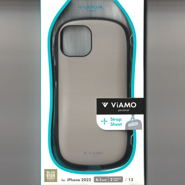 iPhone 14 耐衝撃 ケース ViAMO personal グレージュ