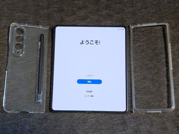 国内版docomo SIMフリー Galaxy Z Fold4 SC-55C クリアケース 2個セット ほぼ未使用