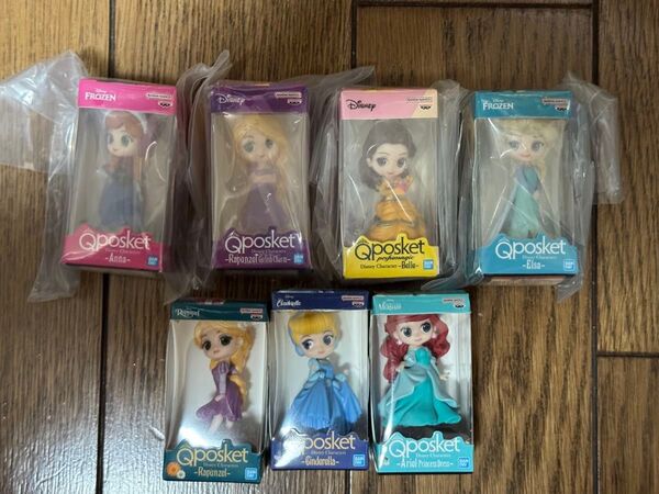 ディズニー Qposket ミニチュアコレクション 7体セット