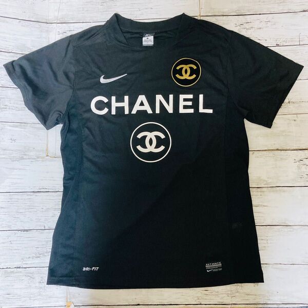 美品 NIKE×CHANEL DRI FIT ナイキシャネル TシャツL