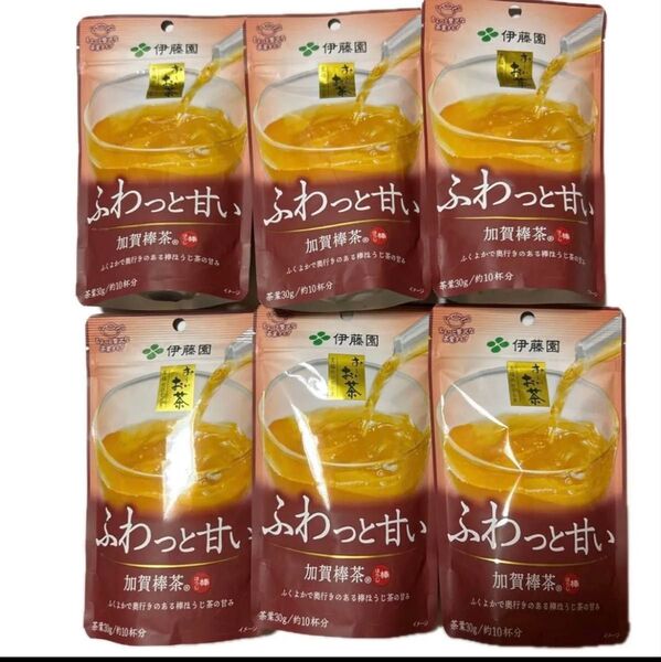 お値下げ!伊藤園 おーいお茶 加賀棒ほうじ茶 ふわっと甘い 6個セット