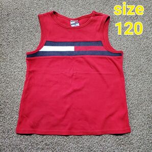 トミーヒルフィガー TommyHilfiger タンクトップ 120 男の子 ノースリーブ