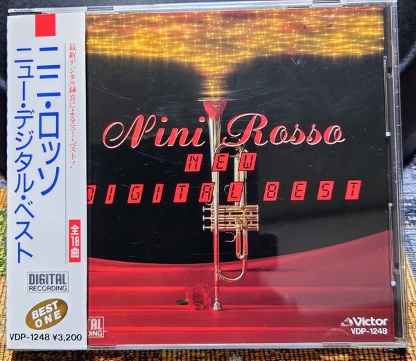 CDアルバム ニニ ロッソ NEW DIGITAL BEST NINI ROSSO 日本盤 1987 帯付き