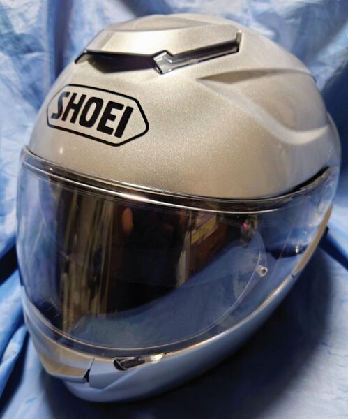 SHOEI GT-air M57cm 2013年4月製造 ピンロックシート インナーバイザー付き シルバーメタリック