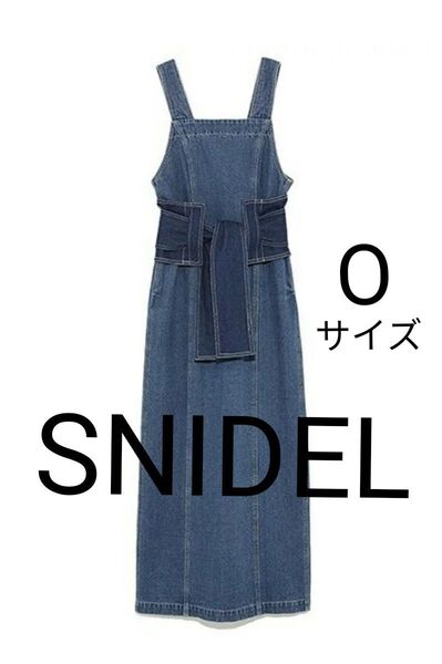 SNIDEL スナイデル ジャンパースカート ワンピース インディゴ デニムワンピース Sサイズ