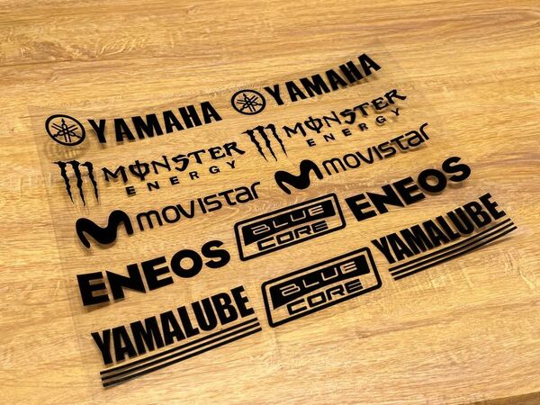 【訳あり】防水カッティングステッカー YAMAHA Monster (黒)