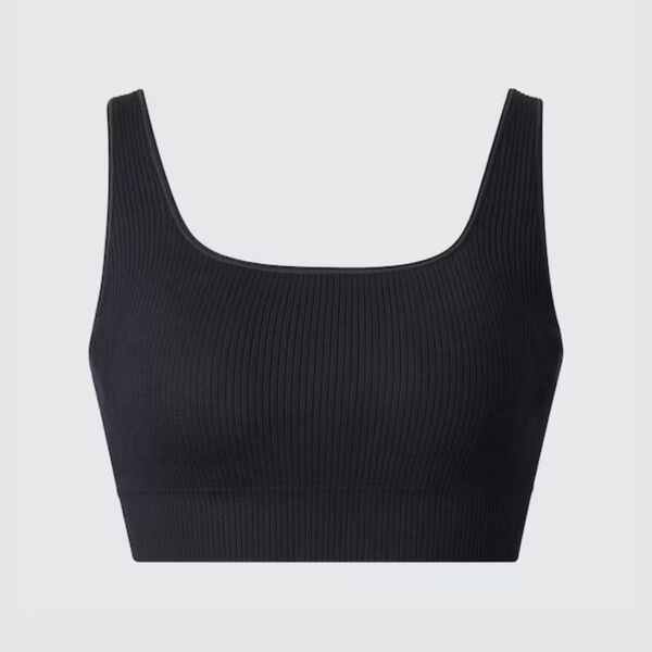 UNIQLO ユニクロ ワイヤレスブラ シームレス マメクロゴウチ ブラック L