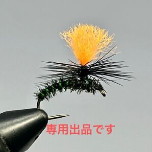 12番カエシなし イワイイワナパラシュート 黄色5本緑5本セット