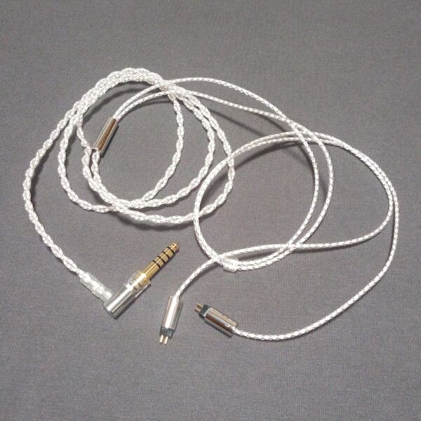 final C106 2-Pin シルバーコートケーブル 4.4mm