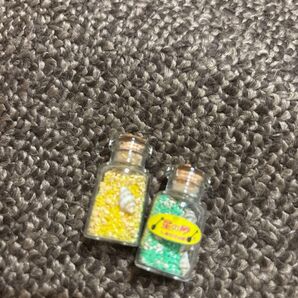 砂と貝殻入り小瓶 2個セット星の砂ミニ