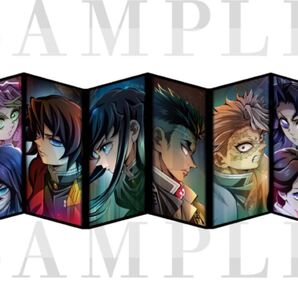 鬼滅の刃 無限城編 アニプレックス 劇場物販 ミニ屏風 冨岡義勇 不死川実弥 伊黒小芭内 甘露寺蜜璃 時透無一郎