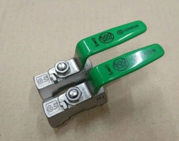新品 ボールバルブ 1/2B (15A) ステンレス クラス600 ボールコック SUS316 コック弁 2個セット オンダ