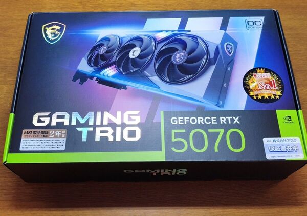 MSI GeForce RTX 5070 12G GAMING TRIO OC VD9068