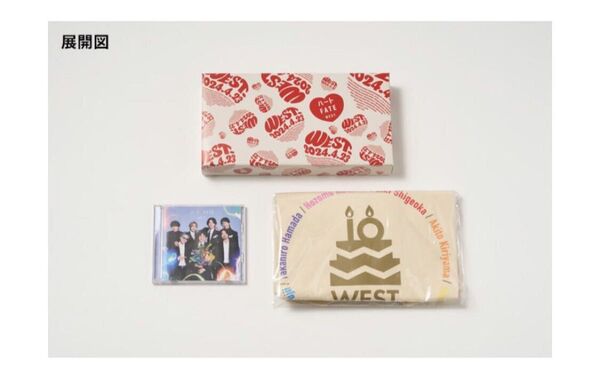 未開封 新品 WEST. ハート / FATE 10th Anniversary 〈通販限定盤〉 CD+Blu-ray グッズ