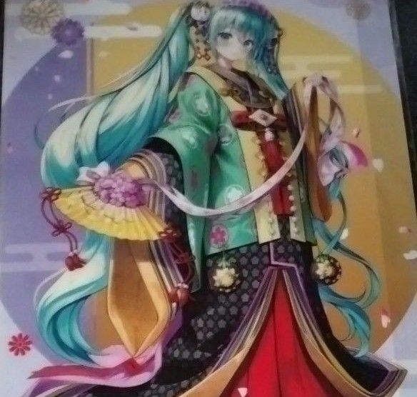 初音ミク はんなり京都シリーズ シングルクリアファイル(十二単)
