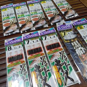 SASAME キス船釣り仕掛け 7号 8号 まとめ売り