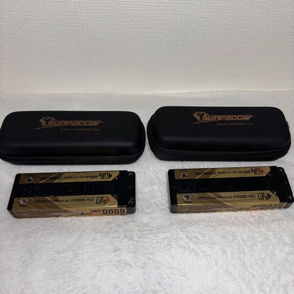 SUNPADOWバッテリー 2個セット 7.4V 6000mAh
