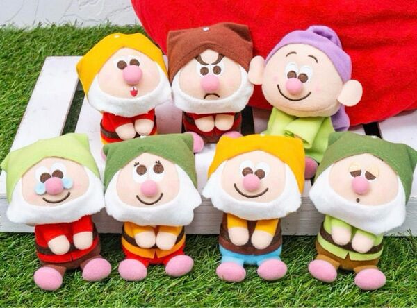 ☆白雪姫 & you マスコット 7人のこびと ぬいぐるみ☆ ナムコ