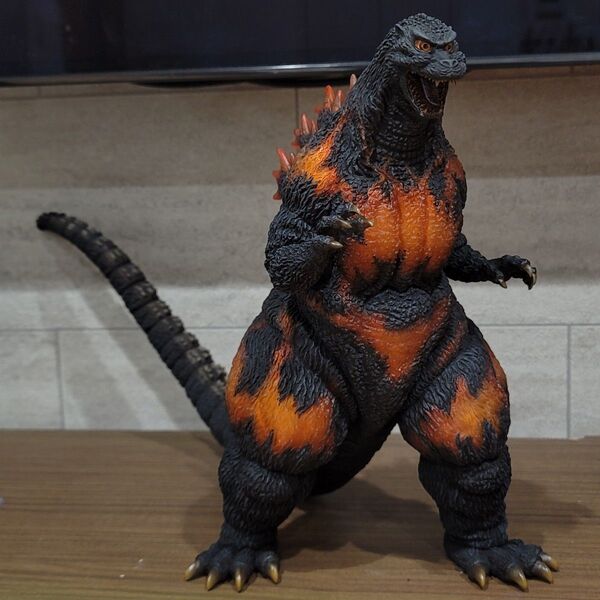 ソフビキット塗装完成品 東宝30cmシリーズ ゴジラ (1995) バーニングゴジラ