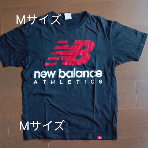 ■ニューバランスNewBarance■M■トレーニングウェア■半袖Tシャツ 黒 半袖 ブラック