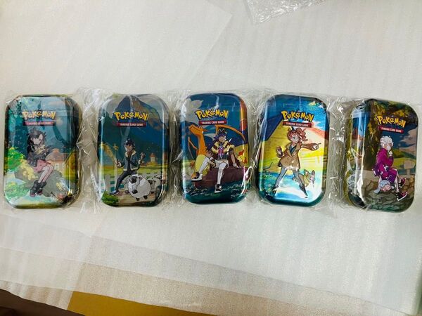 ポケモンカード ミニ缶 ダンデ ソニア マリー ホップ ビートセット【海外限定】