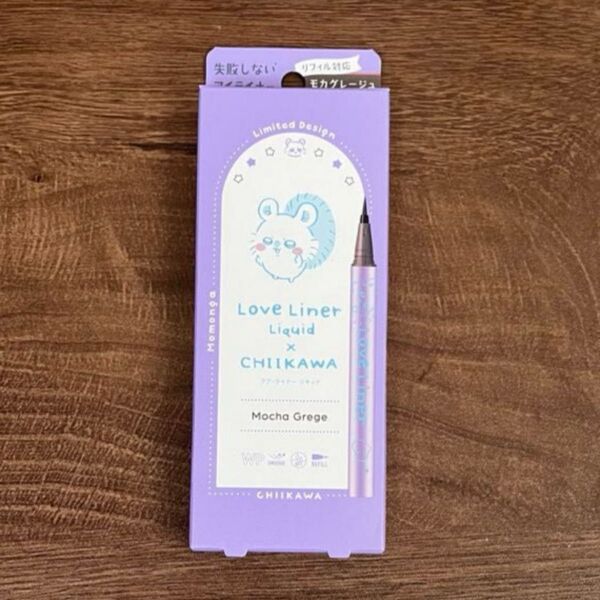 Love Liner Liquid × CHIIKAWA ラブライナー リキッドアイライナー R4 グレージュ ちいかわ