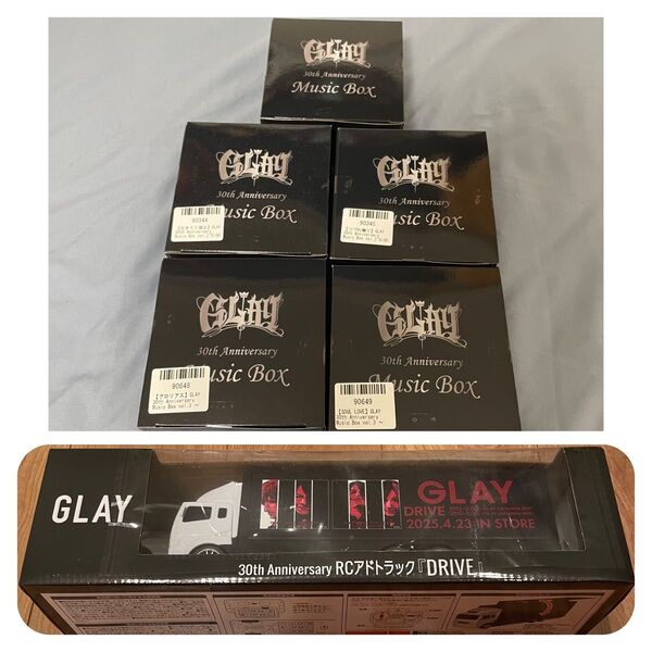 【新品!!】GLAY 30th Anniversary GiGO限定 Music Boxコンプセット&RCアドトラック vol.2