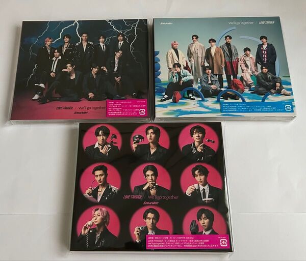 SnowMan LOVE TRIGGER / We'll go together CD 3形態セット