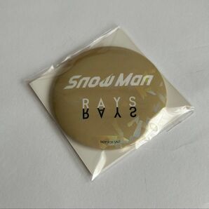 Snow Man RAYS 特典 ホログラム缶バッチミラー