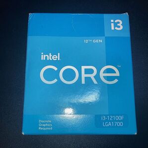【使用品】Intel Core i3-12100F LGA1700 説明書・シール・純正クーラー付属