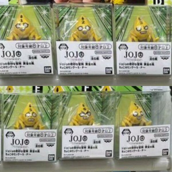 ★6種コンプリート★ジョジョの奇妙な冒険 黄金の風 ちょこのりング~S・P~ 指輪 プライズ ジョジョ