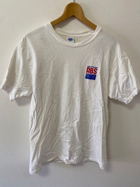 ABS ノベルティ 企業 メンズ ヘビーウエイト tシャツ