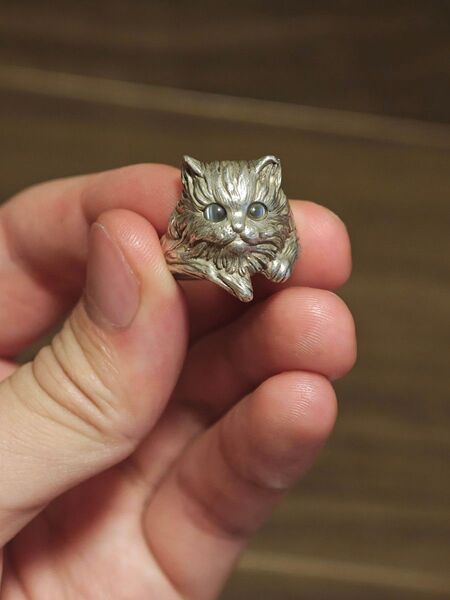 猫 リング 指輪 シルバー925 Silver925 リング 指輪 アクセサリー シルバー SV925 cats cute