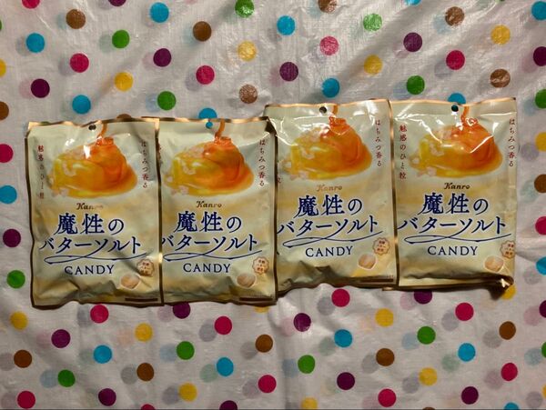 KANRO カンロ 魔性のバターソルトキャンディ 60g 4袋
