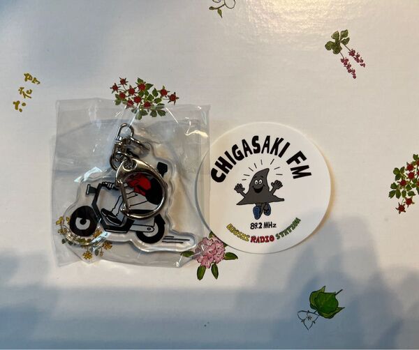 サザンオールスターズ サザン 茅ヶ崎FM開局記念 グッズ キーホルダー アクリルキーホルダー 桑田佳祐? ステッカー付き
